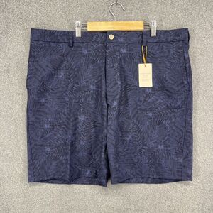Peter Millar Crown Sport Shorts Mens 38 Floral Blue‎ golf chino pants